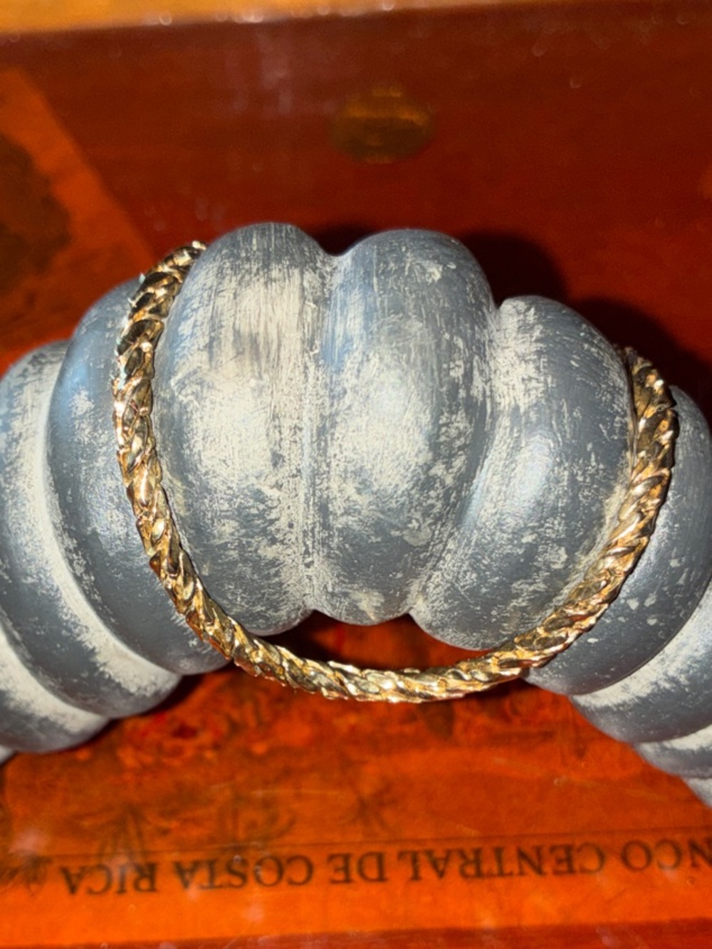 14k GF Gold-Tone Braided Men's Bracelet